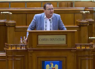 Călin Gheorghe Matieș la tribuna Camerei Deputaților