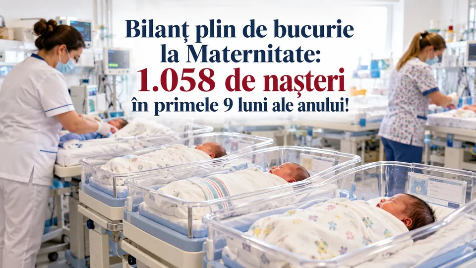 Mai multe bebeluși dorm în pătuțuri de plastic transparente într-o încăpere medicală, în timp ce două femei cu uniforme albe stau lângă acestea.