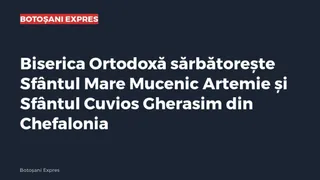 A dark blue graphic banner displaying the article title in white bold text, with a small red 'BOTOSANI EXPRES' logo in the upper-left corner.